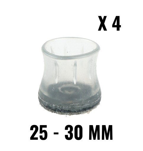 4x krytky nôh stolovej stoličky Ø25-30mm