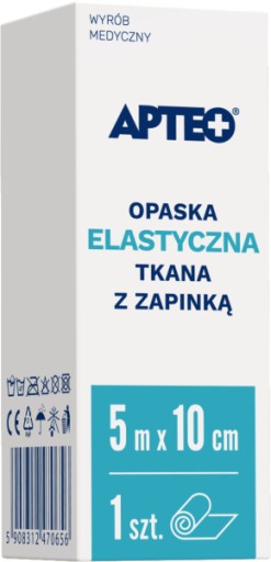 TKANÁ ELASTIKA SO ZAPÍNANÍM 10 CM X 5 CM