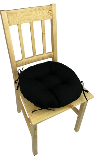 Podsedák na stoličku taburetka 35cm BLACK CIRCLE