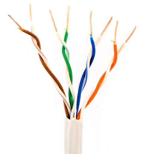 Sada sieťového kábla UTP 5E 6m + 10x konektory RJ45