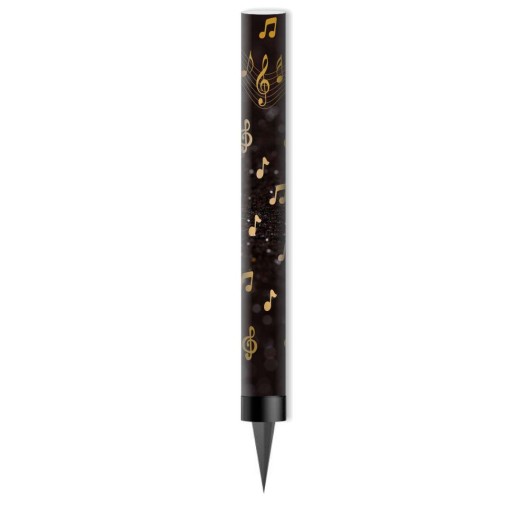 BLACK tortová fontána svetlice NOTES MUSIC dekorácia husľového kľúča 18 cm