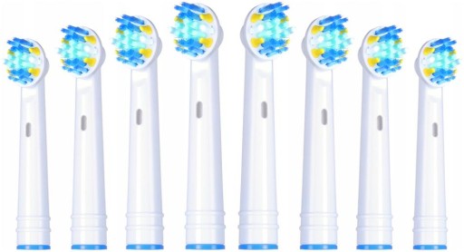 Univerzálne hlavy elektrických zubných kefiek Oral-B 8 ks.