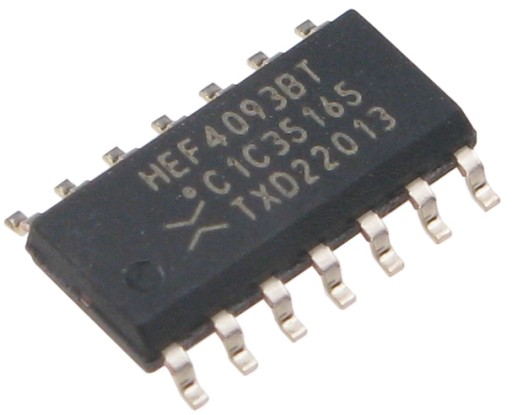 HEF4093BT 4093 4 brány Schmitt SO14 /0638 NAND