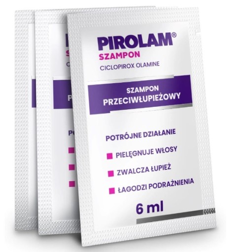 Pirolam Šampón proti lupinám vrecúška 6x6ml