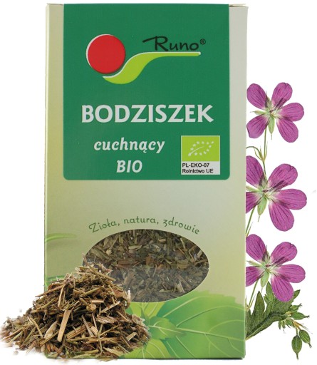Geranium smradľavý BIO 50g Ekologický certifikát