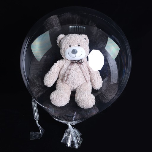 BOBO krištáľový balón 65cm ŠIROKÝ golier 16cm