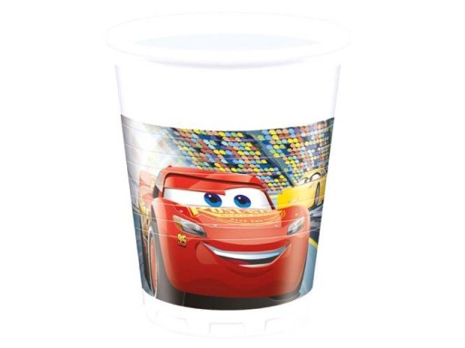 Plastové poháre (WM), Cars 3 (Disney), 200ml, 8 ks.