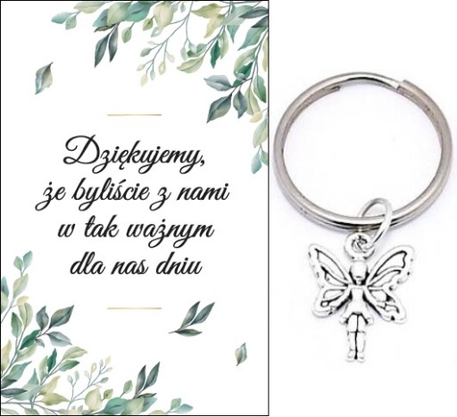 ĎAKUJEME HOSTOM DARČEK SVADOBNÝ ANJEL KĽÚČOVKA SPOMIENKY