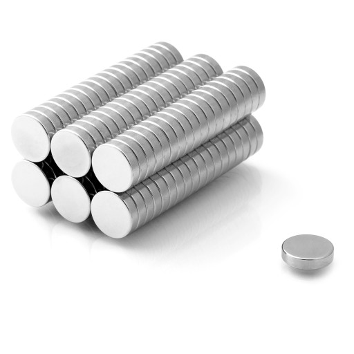 SILNÝ VALEC NEODYMIOVÝ MAGNET 10x2,5 SET. 10 ks.