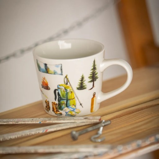 Veľký porcelánový cestovateľský hrnček na kávu a čaj Altom Design 400 ml
