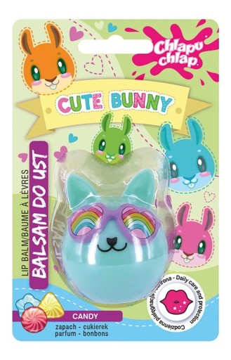Chlapu Chlap Cute bunny-candy balzam na pery
