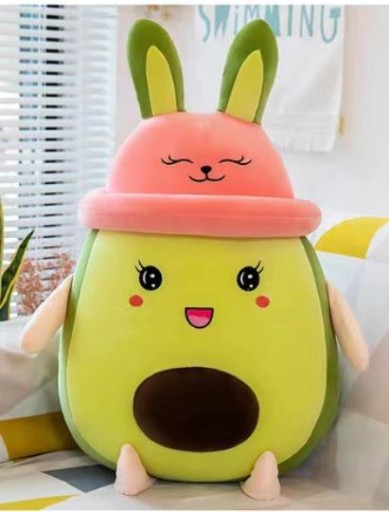 PLYŠOVÝ HRAČKA AVOKÁDO MASKOT VANKÚŠOK 35cm