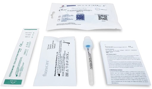 TEST COMBO 4v1 COVID-19, AB Flu, RSV FLUORECARE platnosť 10/2025 - 1 ks