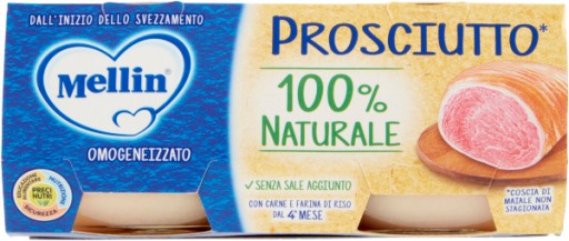Mellin Prosciutto 80grx2 Detský obed