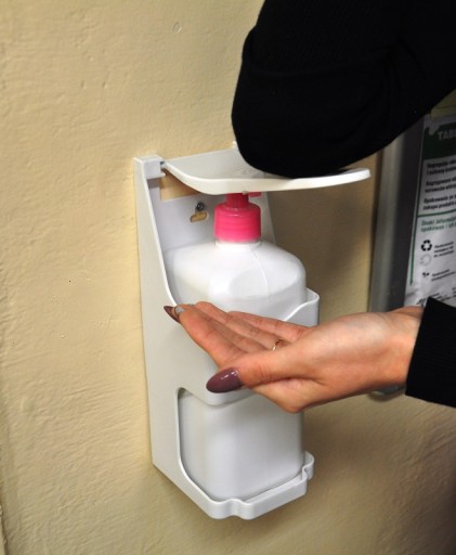 Zásobník na dezinfekciu lakťových stien 1000 ml