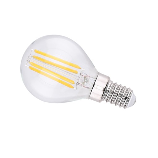 LED guľová žiarovka E14 6W vlákno DEKORATÍVNA KVALITA