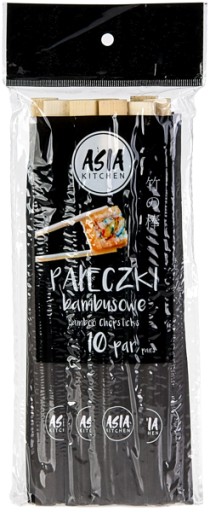 Bambusové paličky v obálkach 10 ks Asia Kitchen