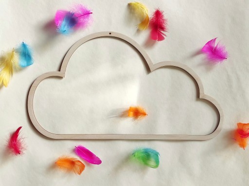 Základňa Cloud obruč 40x22 pre lapače snov makramé