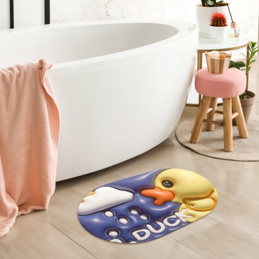 3D protišmykový absorpčný detský koberček do kúpeľne