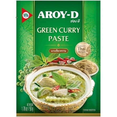 Aroy-D Zelená kari pasta 50g