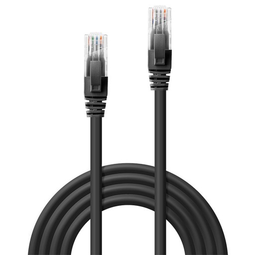 LINDY 48077 CAT6 UTP 1M čierna