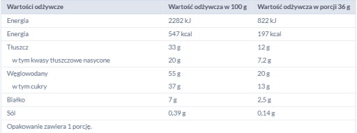 Grześki oblátka, zlatý karamel, 36 g