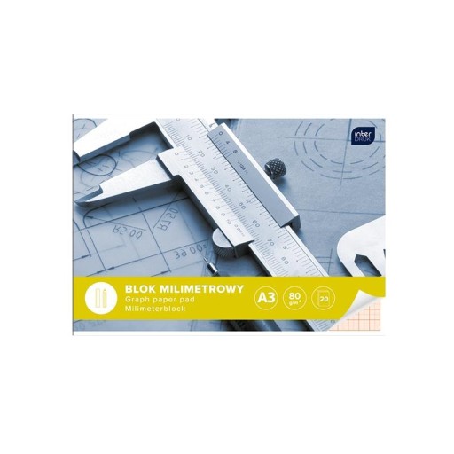 Milimetrový blok A3 20K 80g/m2 Interprint