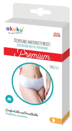AKUKU POZRODNÉ NOHAVIČKY Jednorazové PREMIUM M x5