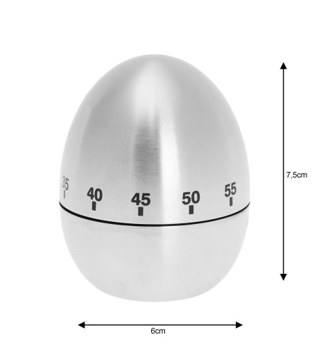 KUCHYŇSKÝ ČASOVAČ VAJEC INOX KINGHoff KH-3131