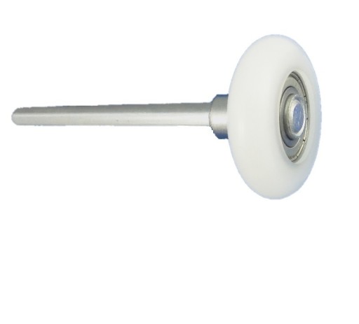 Zaoblený plastový valček s 46 mm ložiskom