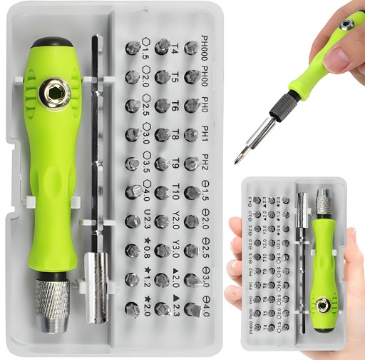 SADA PRESNÝCH SKRUTKOVAČOV TORX 32v1 BITOV