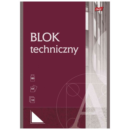 Technická podložka A4, 10 listov, UNIPAP