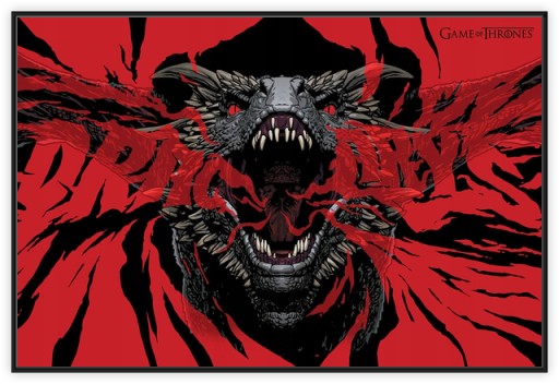 Plagát k filmu Hra o tróny Dracarys 91,5 x 61 cm
