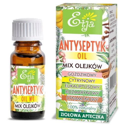 Zloženie Antiseptický olej 10ml Etja MIX ESENCIÁLNY OLEJ