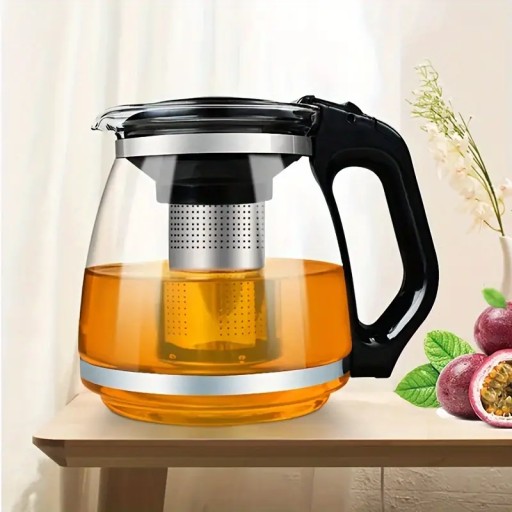 DŽVNA, SKLENENÝ NÁHRANÍK NA ČAJ + VLOŽKA S VEĽKÝM NÁSTROJOM, 750ml SKLO