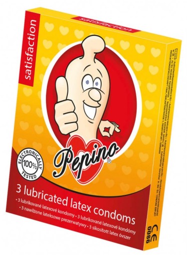Pepino Satisfaction kondómy 3 ks