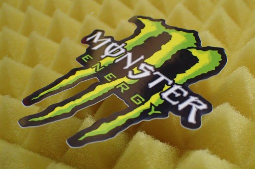 NÁLEPKA ENERGIE LOGO DAKAR RACING MOTOCROSS RALLYE 7,5 x 7,8 cm