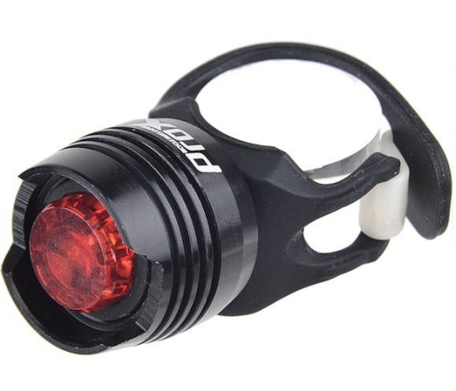 Zadné svietidlo PROX NAOS 1-LED, zadné svietidlo na bicykel čiernej farby