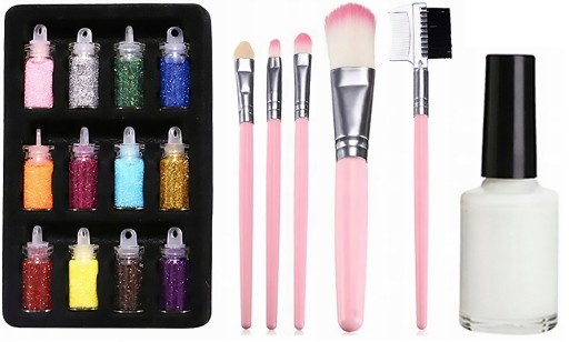 TETOVANIE VEĽKÁ SADA GLITROVÝCH ŠABLON DIY TETOVANIE