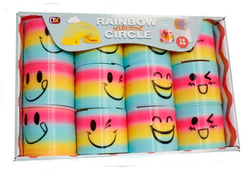 HAPPY FACE SPRING 8CM FAREBNÉ E1830 EMAJ