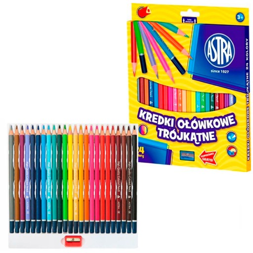 TROJUHOLNÍKOVÉ CERÚŽKY 24 KS ASTRA + orezávatko