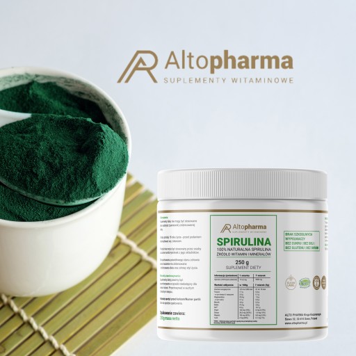 SPIRULINA prášok 250g DETOX ALGAE VEGE IMUNITY
