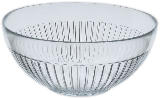 SALAD BOWL dekoračná sklenená misa na šaláty, ovocie, sladkosti, maškrty