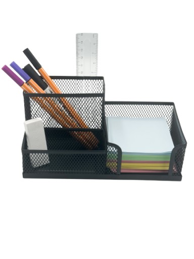 Organizér na stôl Pen&GO 3 priehradky PG9058 - Čierny