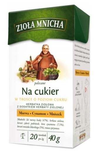 Big-Active Monk's Herbs Čaj na cukor 20 sáčkov