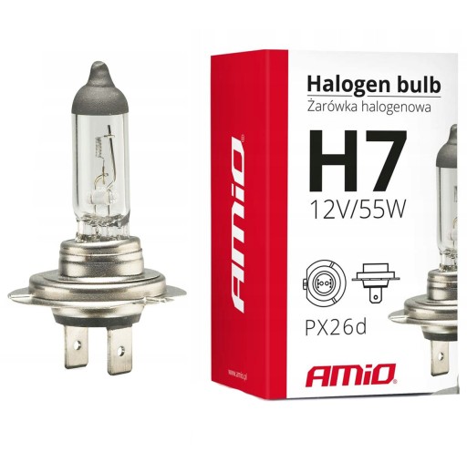 AMIO ŽIAROVKA 12V H7 55W UV FILTER