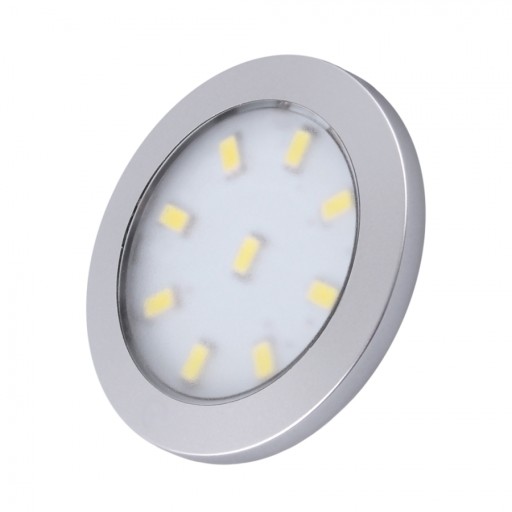 LED nábytkové svietidlo ORBIT XL 3W, neutrálny hliník