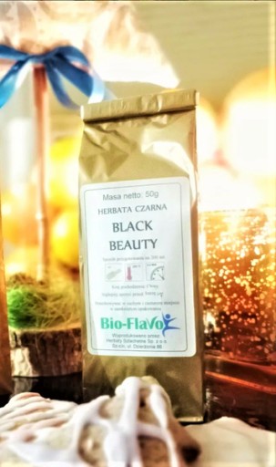 Čierny čaj Black Beauty 50g Bio-Flavo
