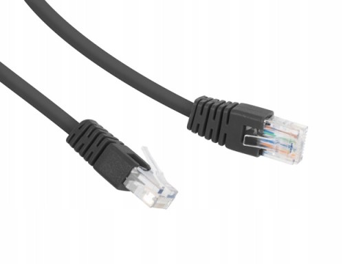 UTP 5e Patch kábel RJ-45 sieťový kábel 5 m čierny