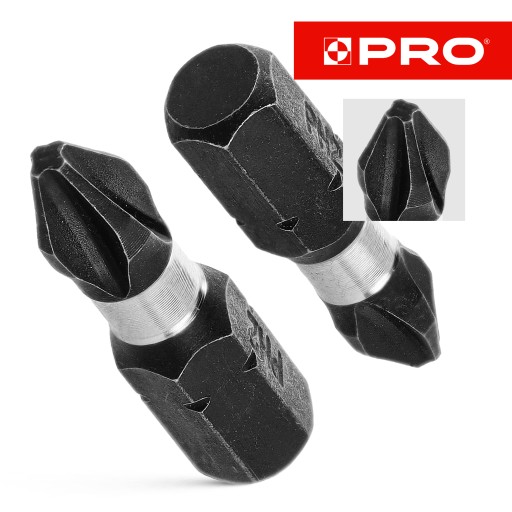 NÁRAZOVÝ HROT NÁRAZOVÝ BIT SKRUTKOVACÍ BIT SILNÝ PH2 25 MM 1ks